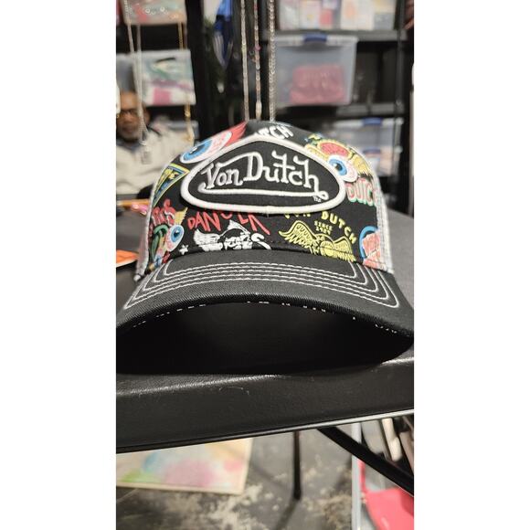 Von Dutch Black Jax Trucker Hat